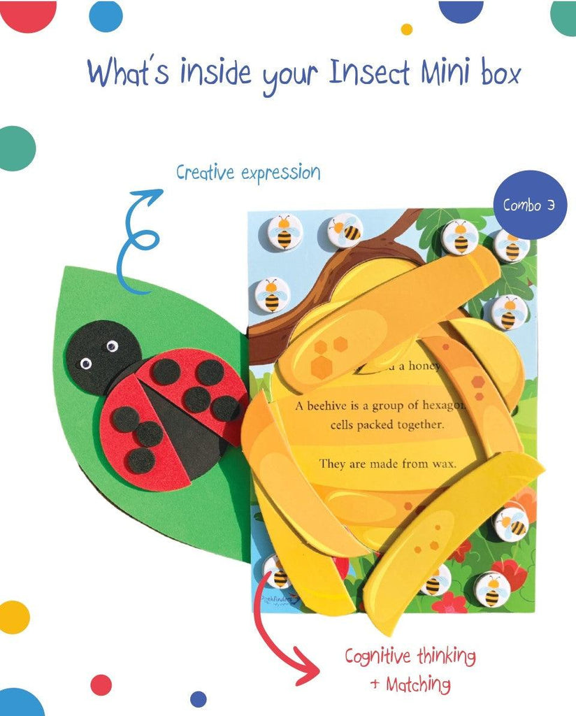 INSECTS MINI BOX - Combo 3 | Ages 2 - 4 | 2 activities - Pathfinders Early Learner