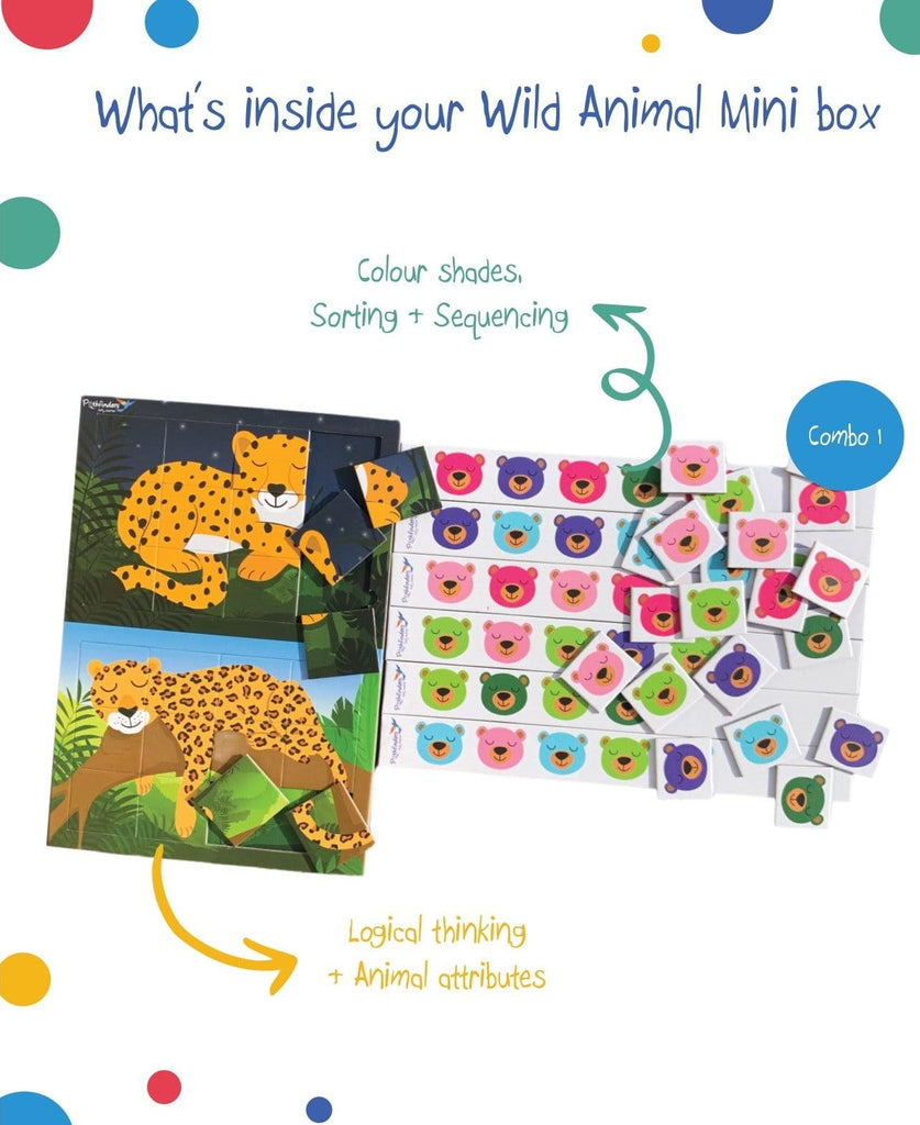 ANIMALS MINI BOX - Combo 1 | Ages 4 - 6 | 2 activities - Pathfinders Early Learner