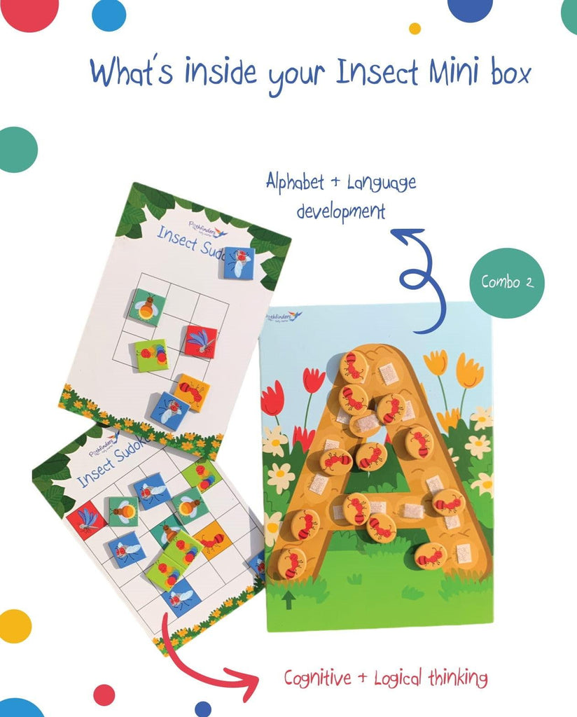 INSECTS MINI BOX - Combo 2 | Ages 4 - 6 | 2 activities - Pathfinders Early Learner