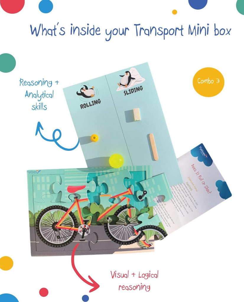 TRANSPORT MINI BOX - Combo 3 | Ages 4 - 6 | 2 activities - Pathfinders Early Learner
